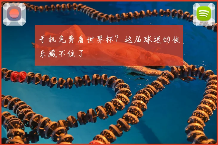 手机免费看世界杯?这届球迷的快乐藏不住了