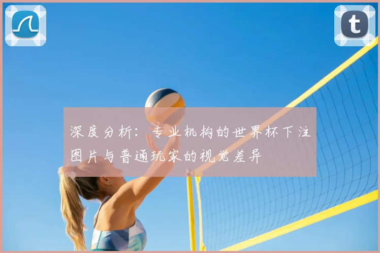 深度分析:专业机构的世界杯下注图片与普通玩家的视觉差异